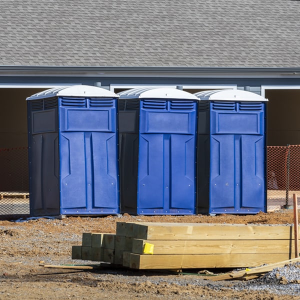 how do you ensure the portable restrooms are secure and safe from vandalism during an event in Echo